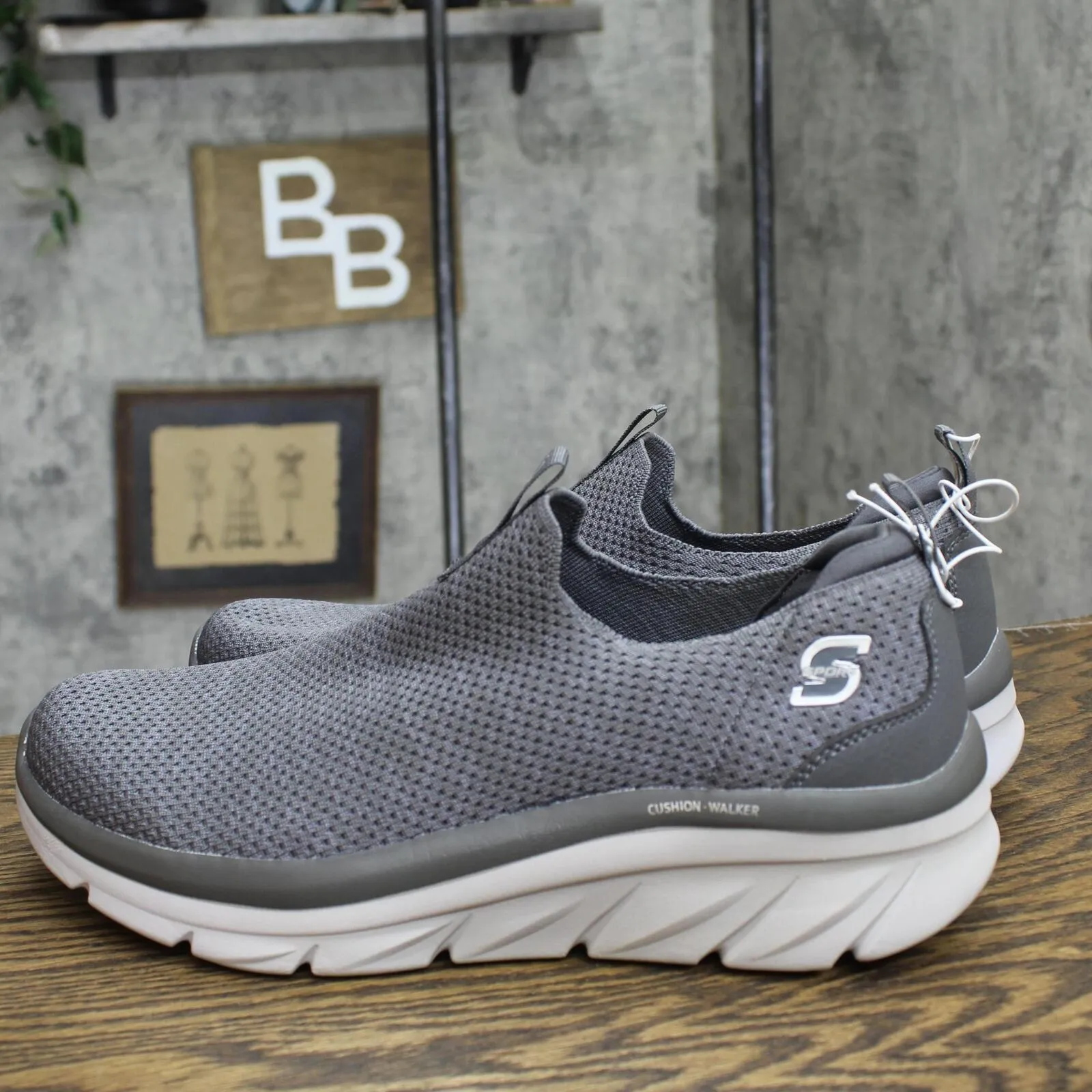 S Sport By Skechers Mens Pull On Low Top Glover Sneakers 88421389 Gray 11.5
