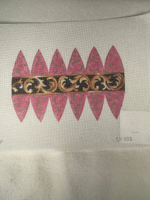 *SALE -  Colors of Praise CH305 Pink 6 Panel Ornament