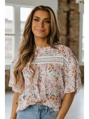 Santos Floral Print Blouse