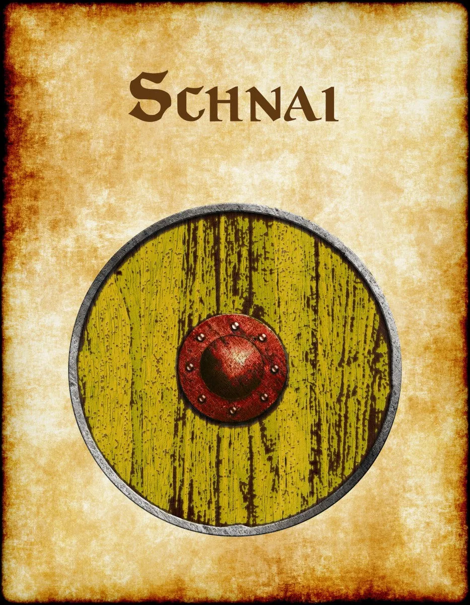 Schnai Heraldry of Greyhawk Anna Meyer Cartography Canvas Art Print