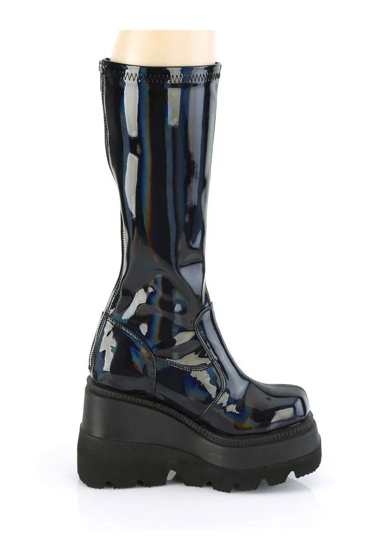 SHAKER-65 Knee Boot | Black Patent
