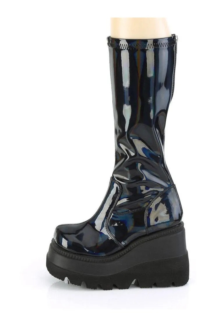 SHAKER-65 Knee Boot | Black Patent