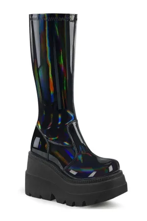 SHAKER-65 Knee Boot | Black Patent