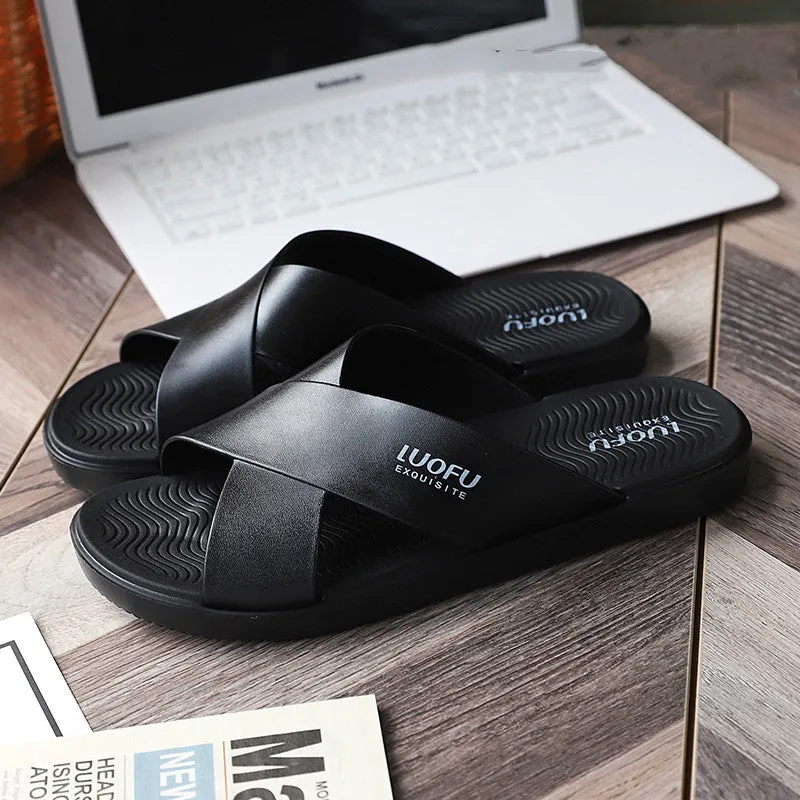 Slippers Men's Summer Wear Wear-resistant Indoor And Outdoor Non-slip Deodorant Men's Casual Outdoor Cool