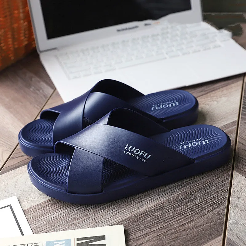Slippers Men's Summer Wear Wear-resistant Indoor And Outdoor Non-slip Deodorant Men's Casual Outdoor Cool