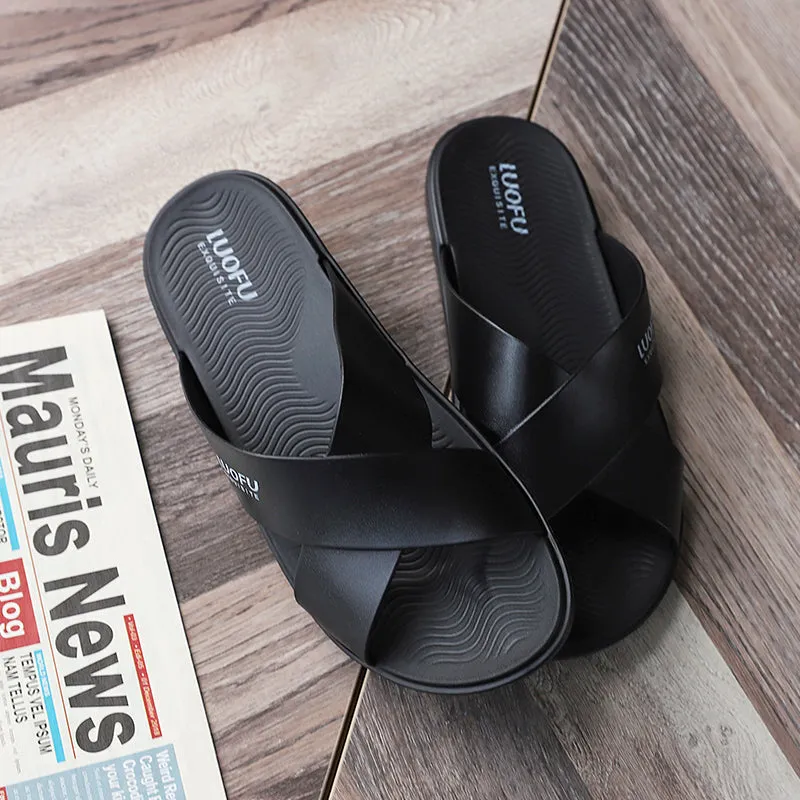 Slippers Men's Summer Wear Wear-resistant Indoor And Outdoor Non-slip Deodorant Men's Casual Outdoor Cool