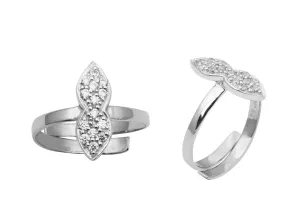 Solid 925 Sterling Silver Toe Ring For Women Open Adjustable Toe Ring Gross Weight 2.80