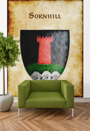Sornhill Heraldry of Greyhawk Anna Meyer Cartography Canvas Art Print
