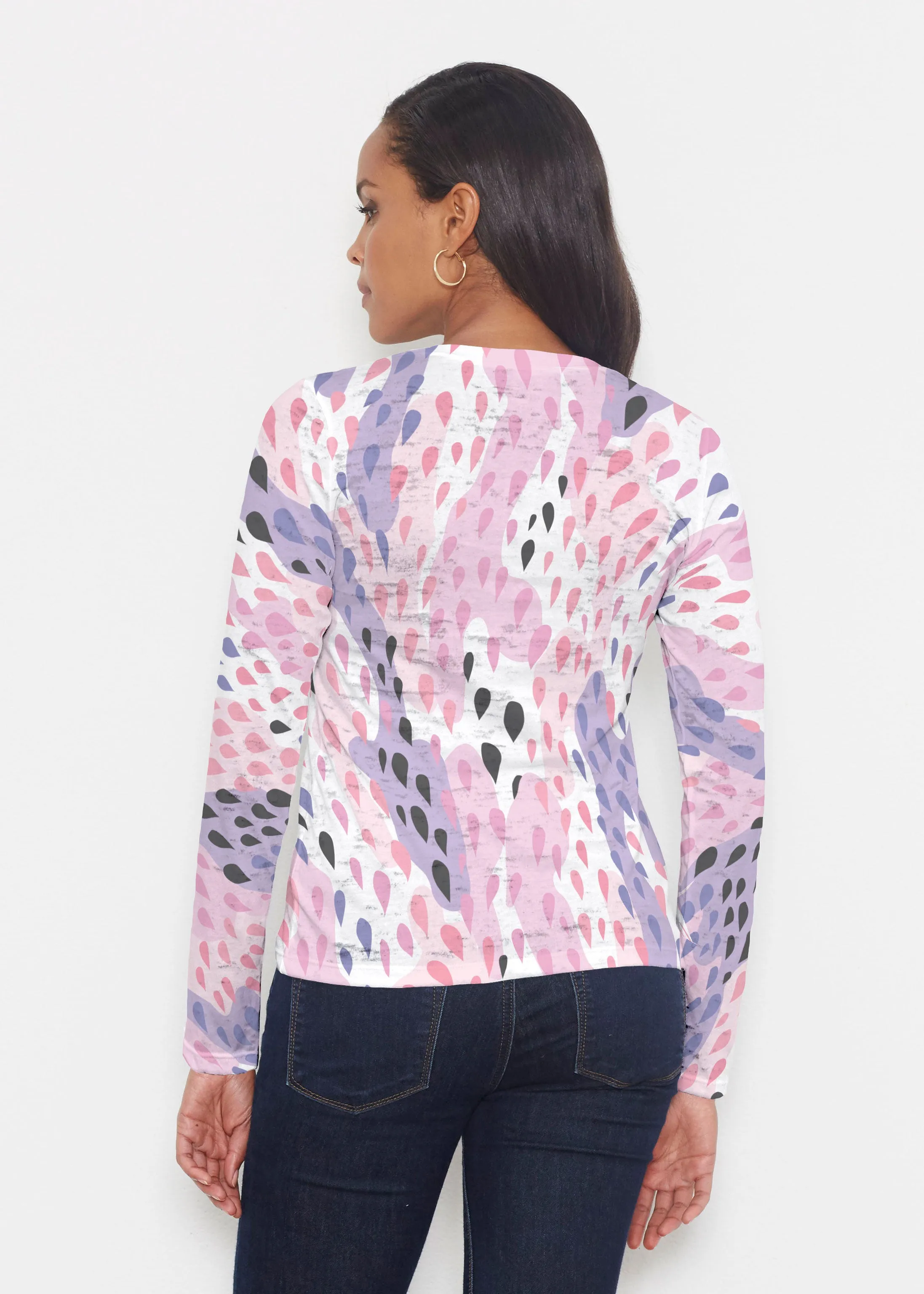 Spring Rain (14268) ~ Signature Long Sleeve Crew Shirt