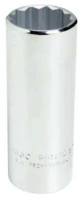 Stanley® Products Torqueplus Deep Sockets, 1/2 in Drive, 1 1/16 in Opening, 12 Points, 5334