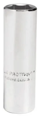 Stanley® Products Torqueplus Deep Sockets 1/4 in, 1/4 in Drive, 5/16 in, 12 Points, 4710LT