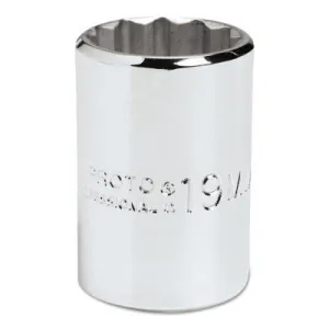 Stanley® Products Torqueplus Metric Sockets 1/2 in, 1/2 in Drive, 17 mm, 12 Points, 5417M