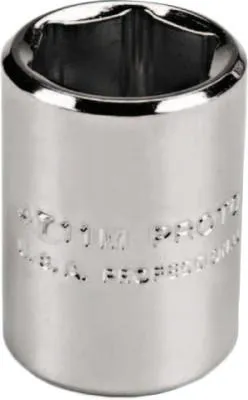 Stanley® Products Torqueplus Metric Sockets 1/4 in, 1/4 in Drive, 5.5 mm, 6 Points, 47055M