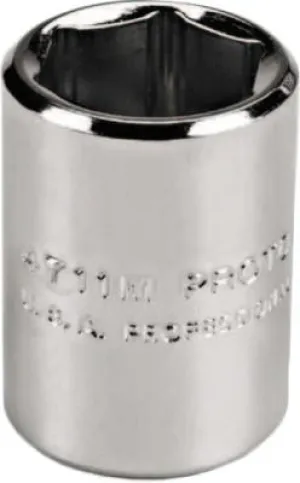 Stanley® Products Torqueplus Metric Sockets 1/4 in, 1/4 in Drive, 5.5 mm, 6 Points, 47055M