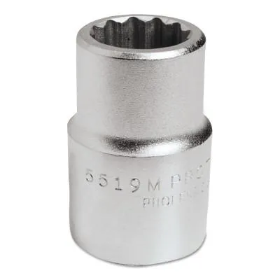 Stanley® Products Torqueplus Metric Sockets 3/4 in, 3/4 in Drive, 55 mm, 12 Points, 5555M