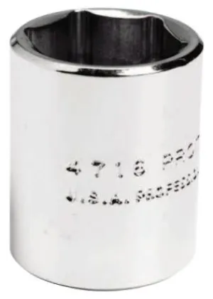 Stanley?? Products Torqueplus Sockets 1/4 in, 1/4 in Drive, 1/4 in, 12 Points, 4708T