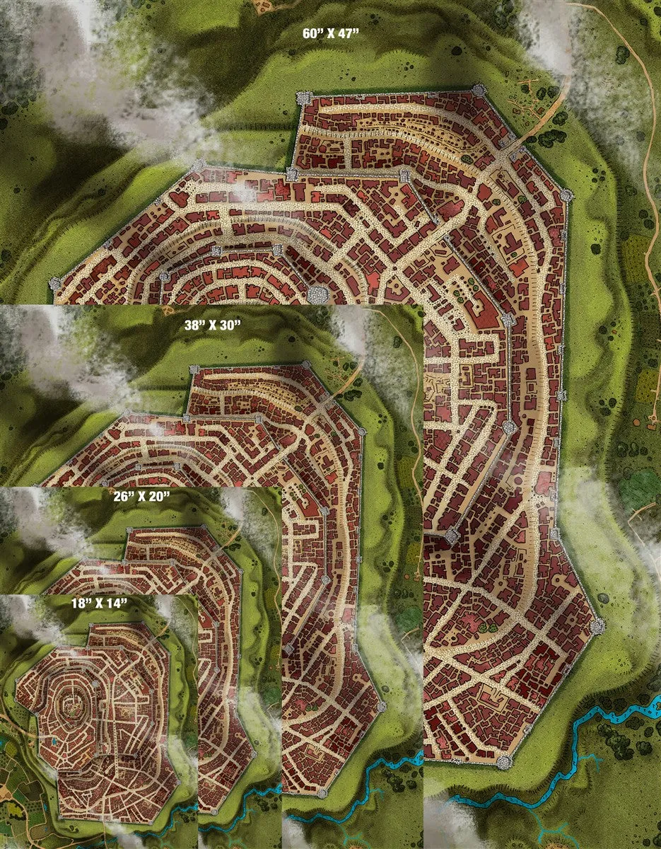 Starryfield City Fantasy Map Patreon