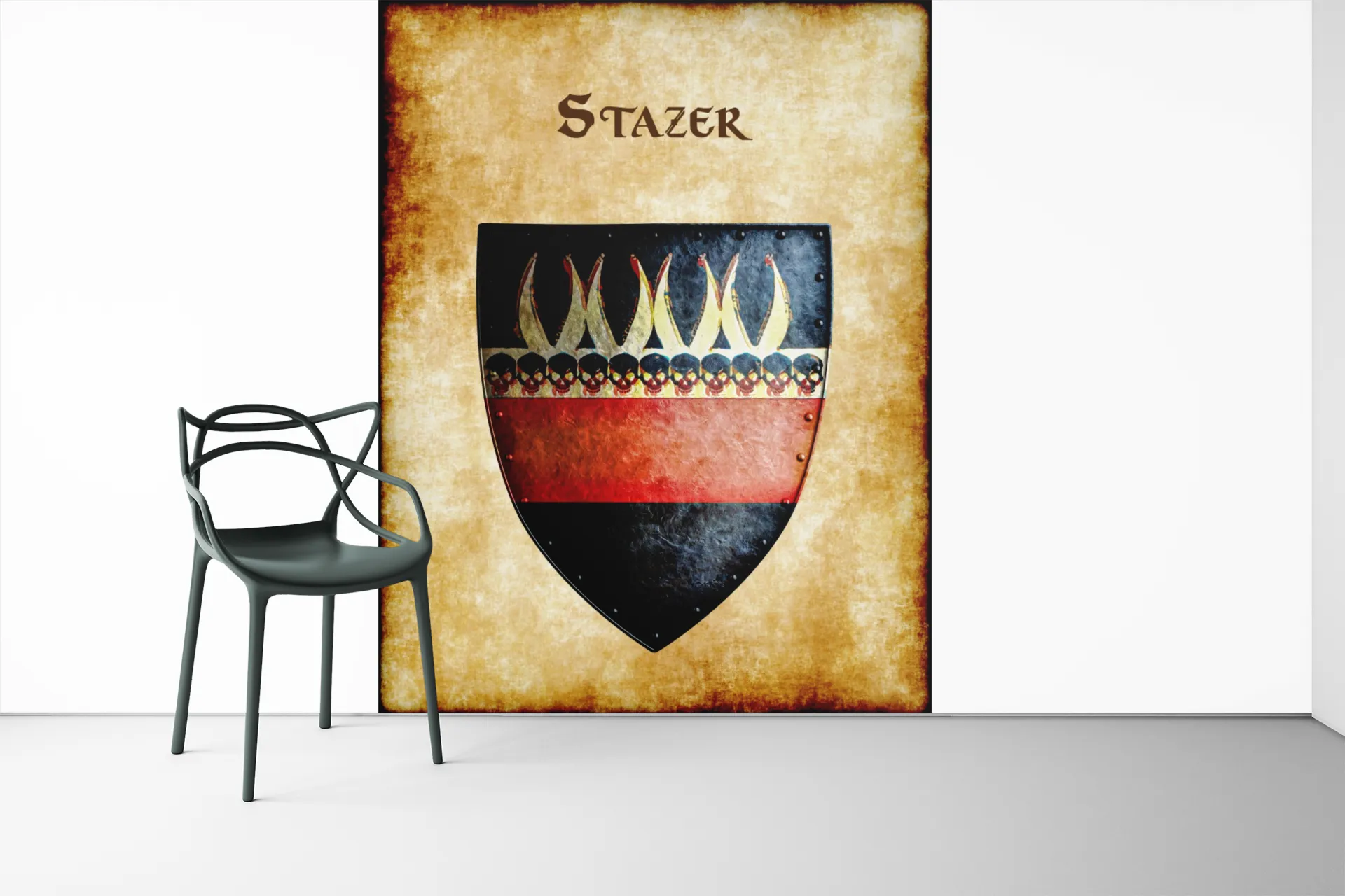 Stazer Heraldry of Greyhawk Anna Meyer Cartography Canvas Art Print