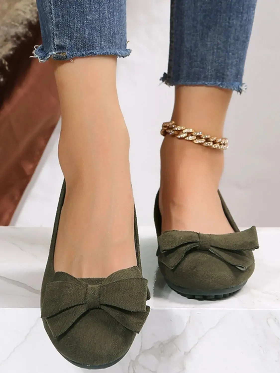 'Stella' Slip-On Round Toe Flats
