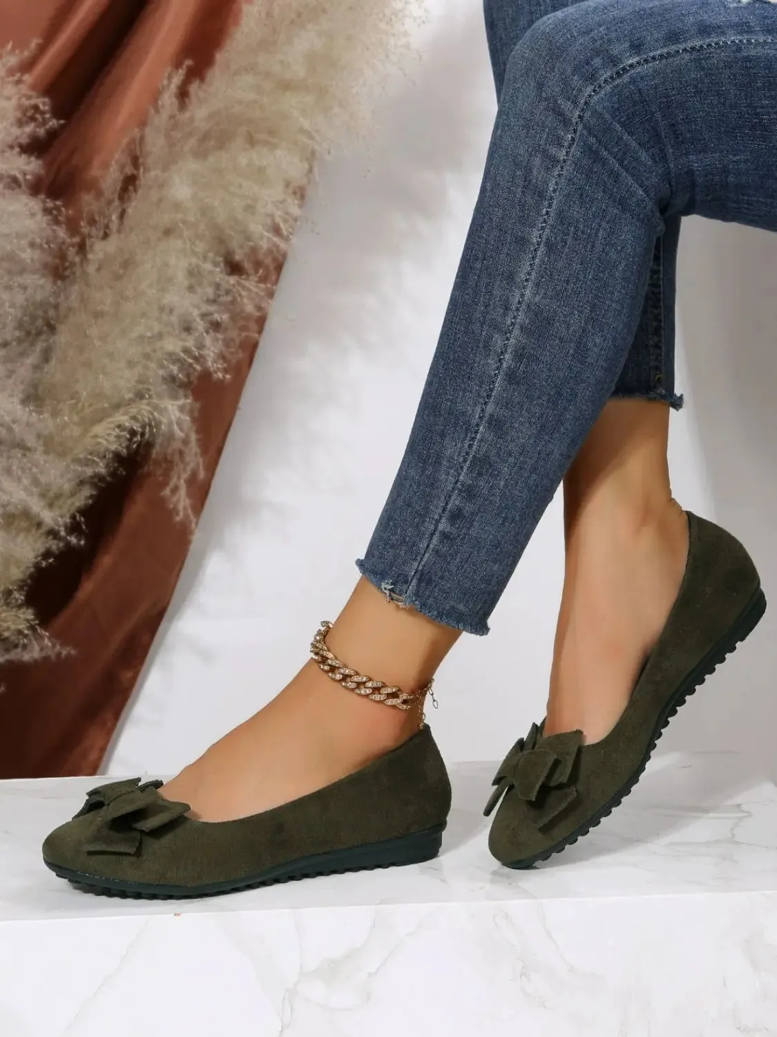'Stella' Slip-On Round Toe Flats