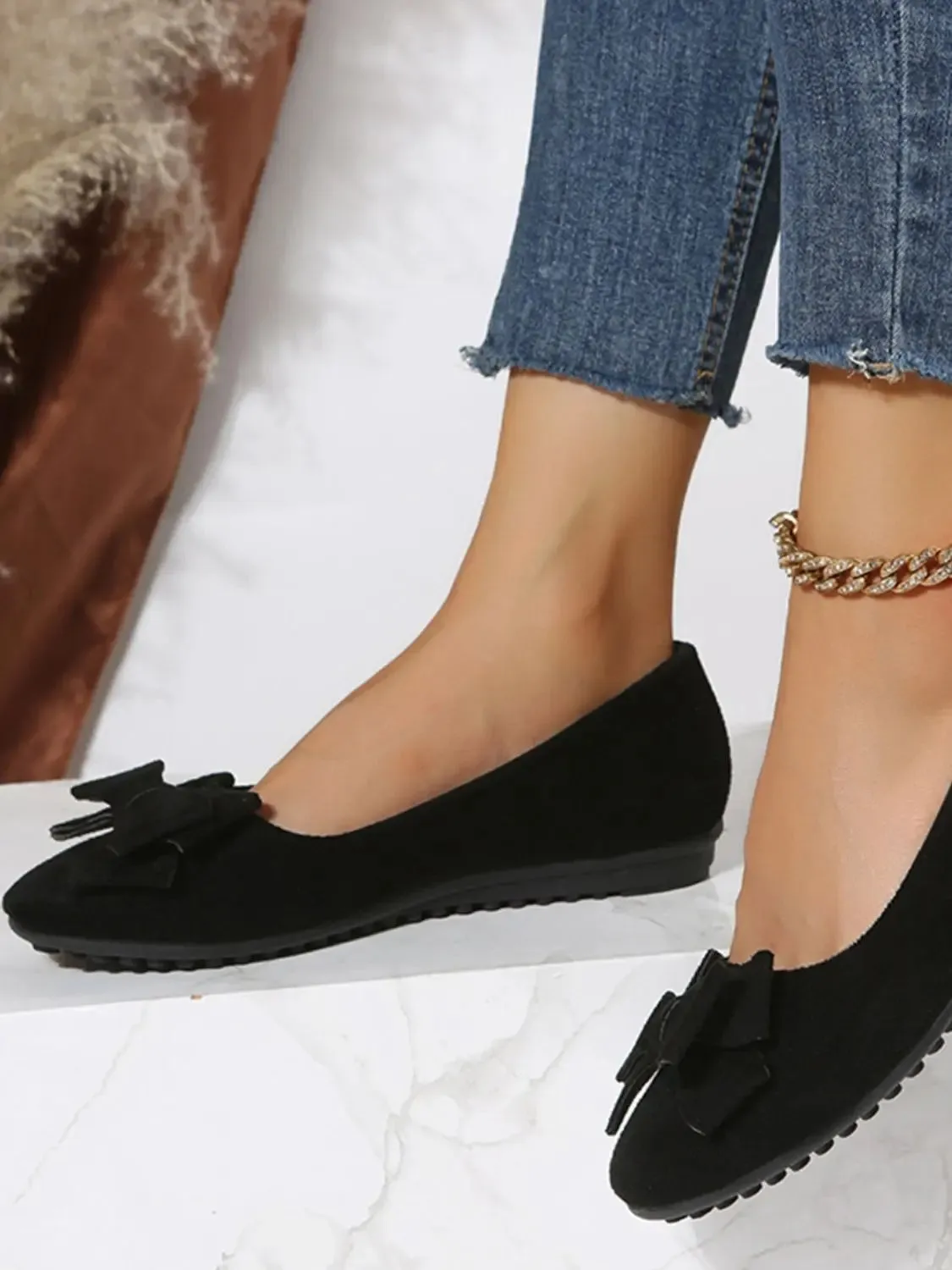 'Stella' Slip-On Round Toe Flats