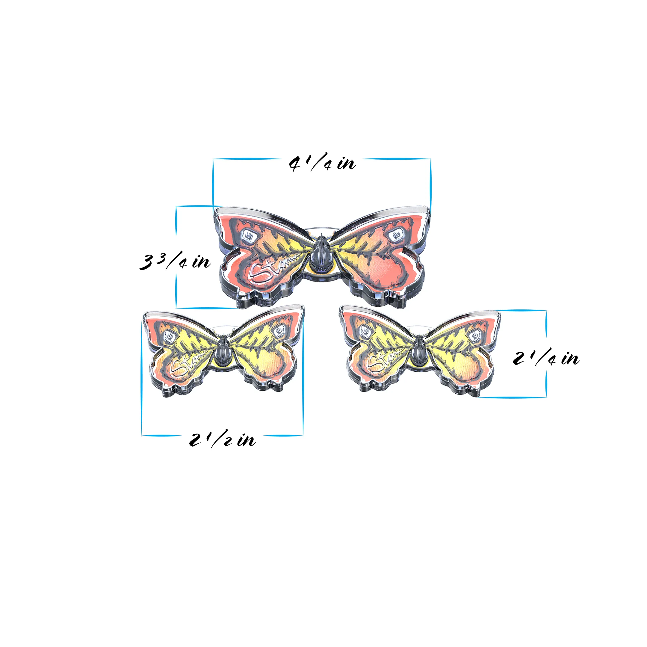 Stompgrip - Butterflies Stomp Pads : 3D Collection