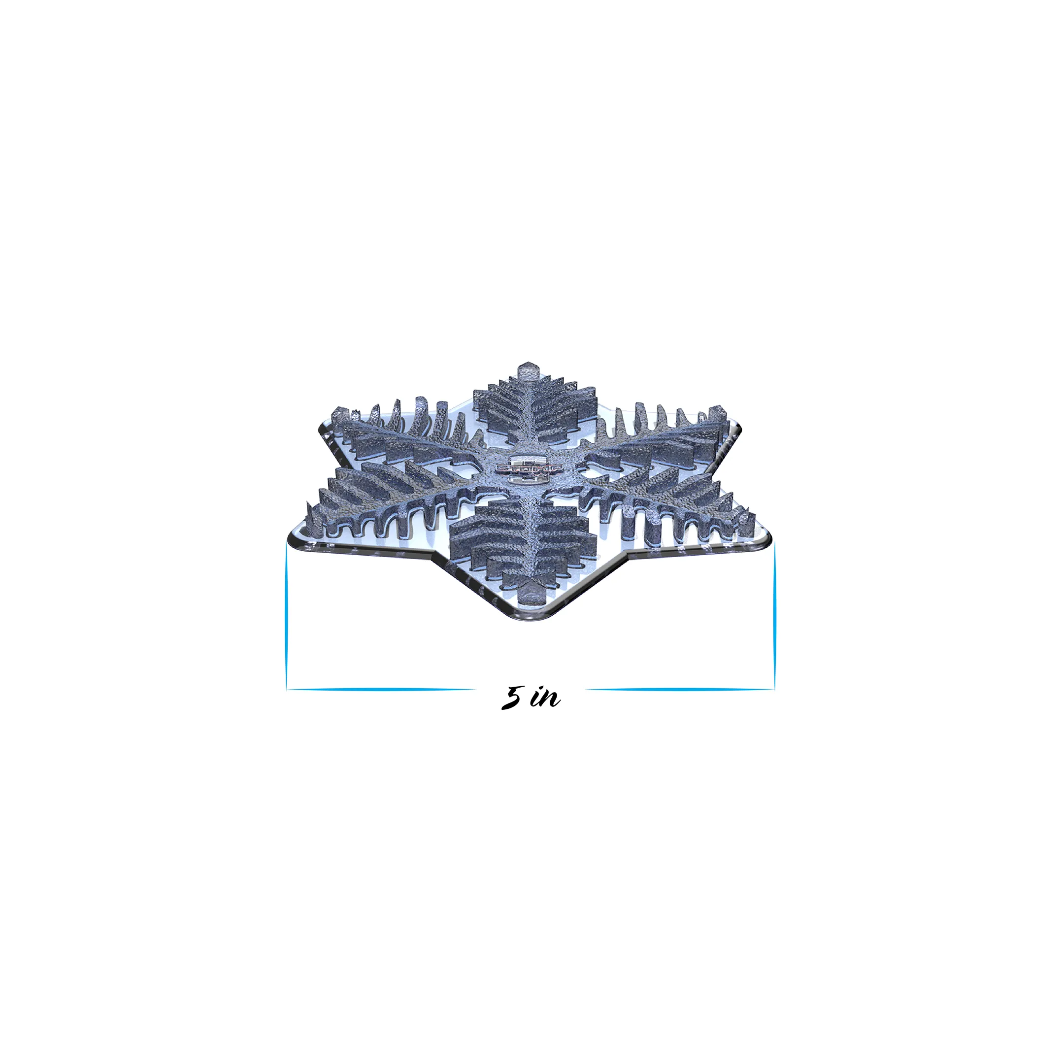 Stompgrip - Snowflake Stomp Pad : 3D Collection