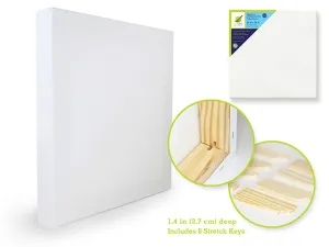 Stretch Artist Deep Canvas: Square 24"x24" (3.7cmD) Primed Back-Stapled