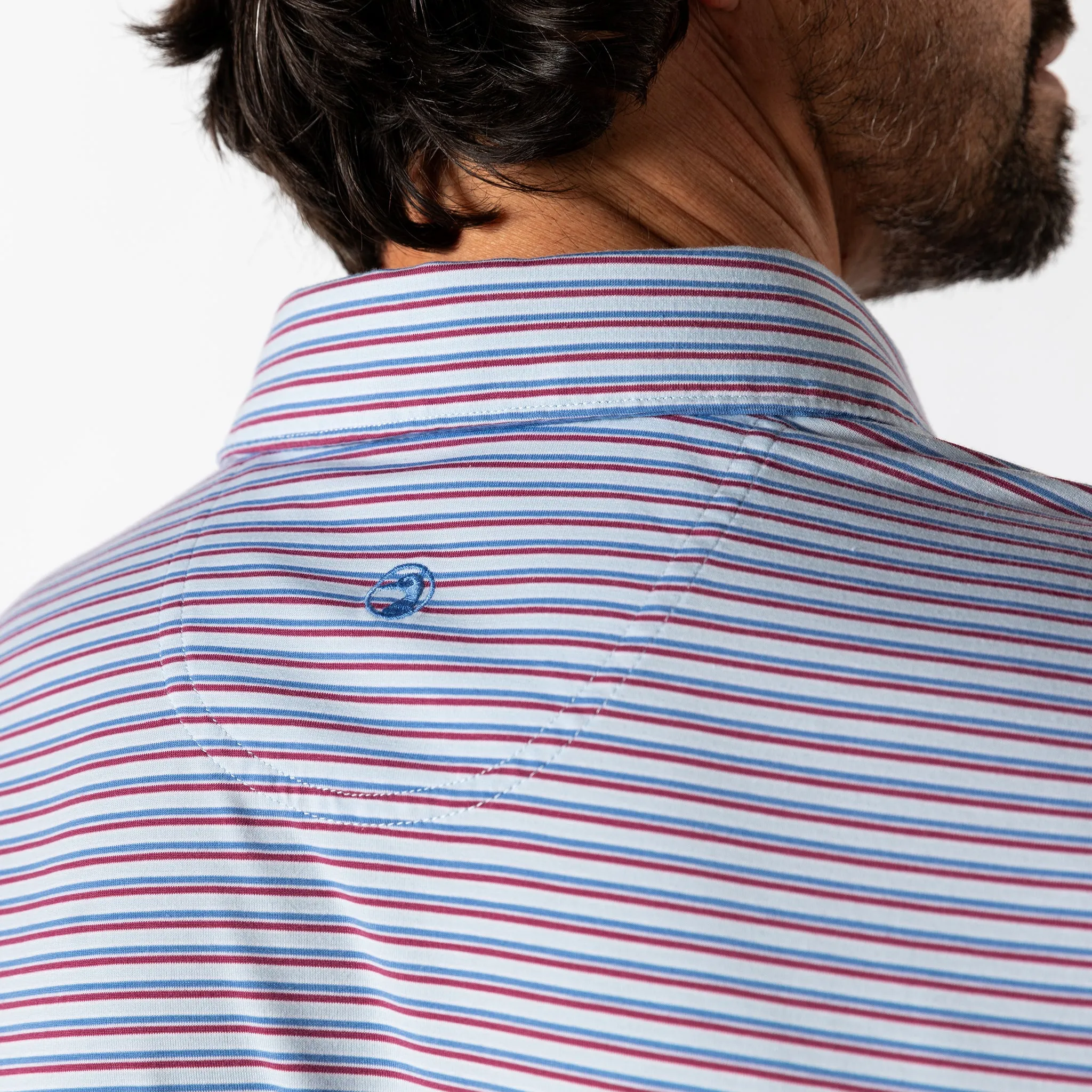 Summerford Performance Jersey Polo - Wharf Stripe
