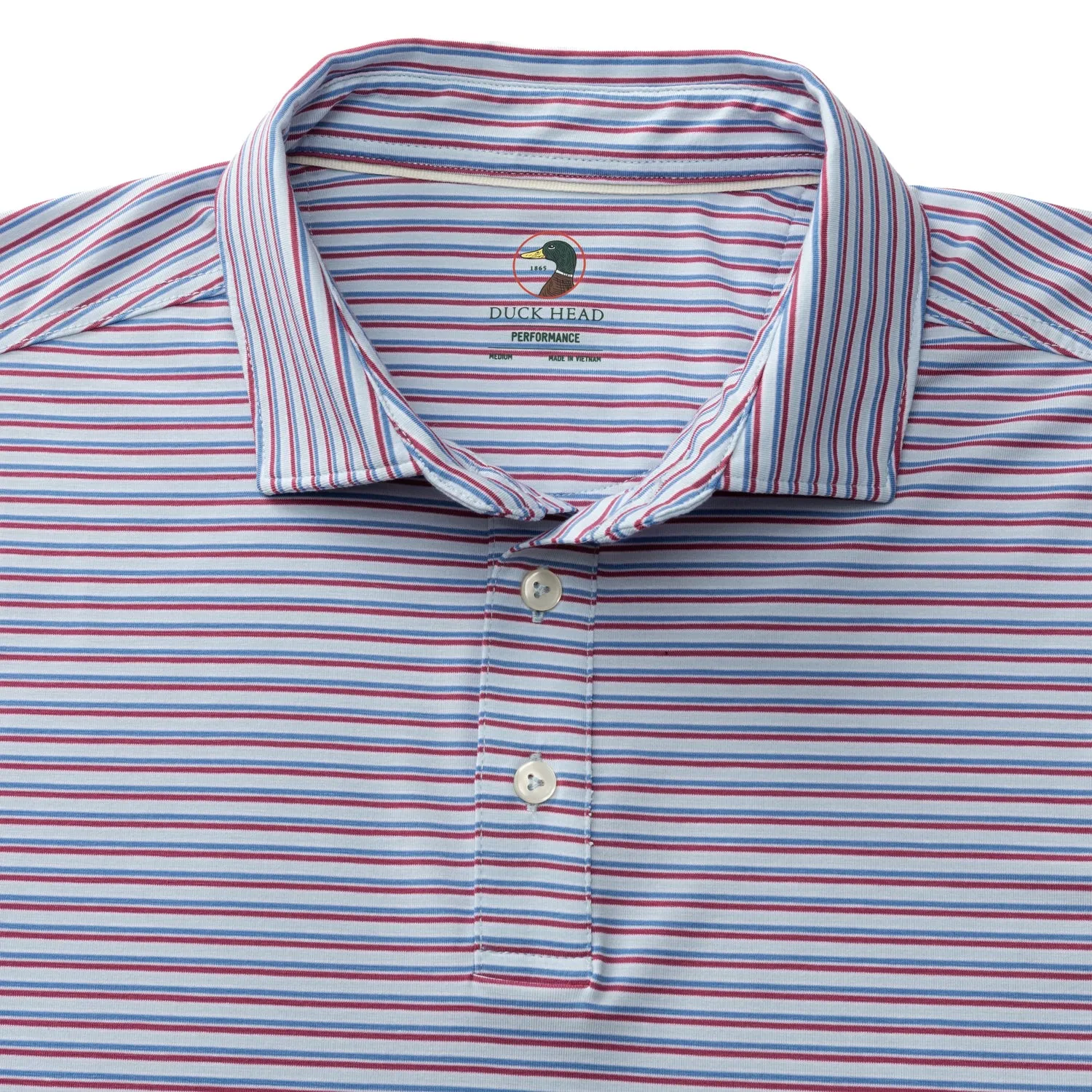 Summerford Performance Jersey Polo - Wharf Stripe