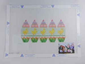 Susan Roberts Needlepoint Designs 0420 Banded Chicks