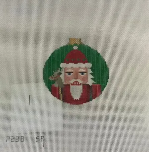 Susan Roberts Needlepoint Designs 7238 Santa Nutcracker