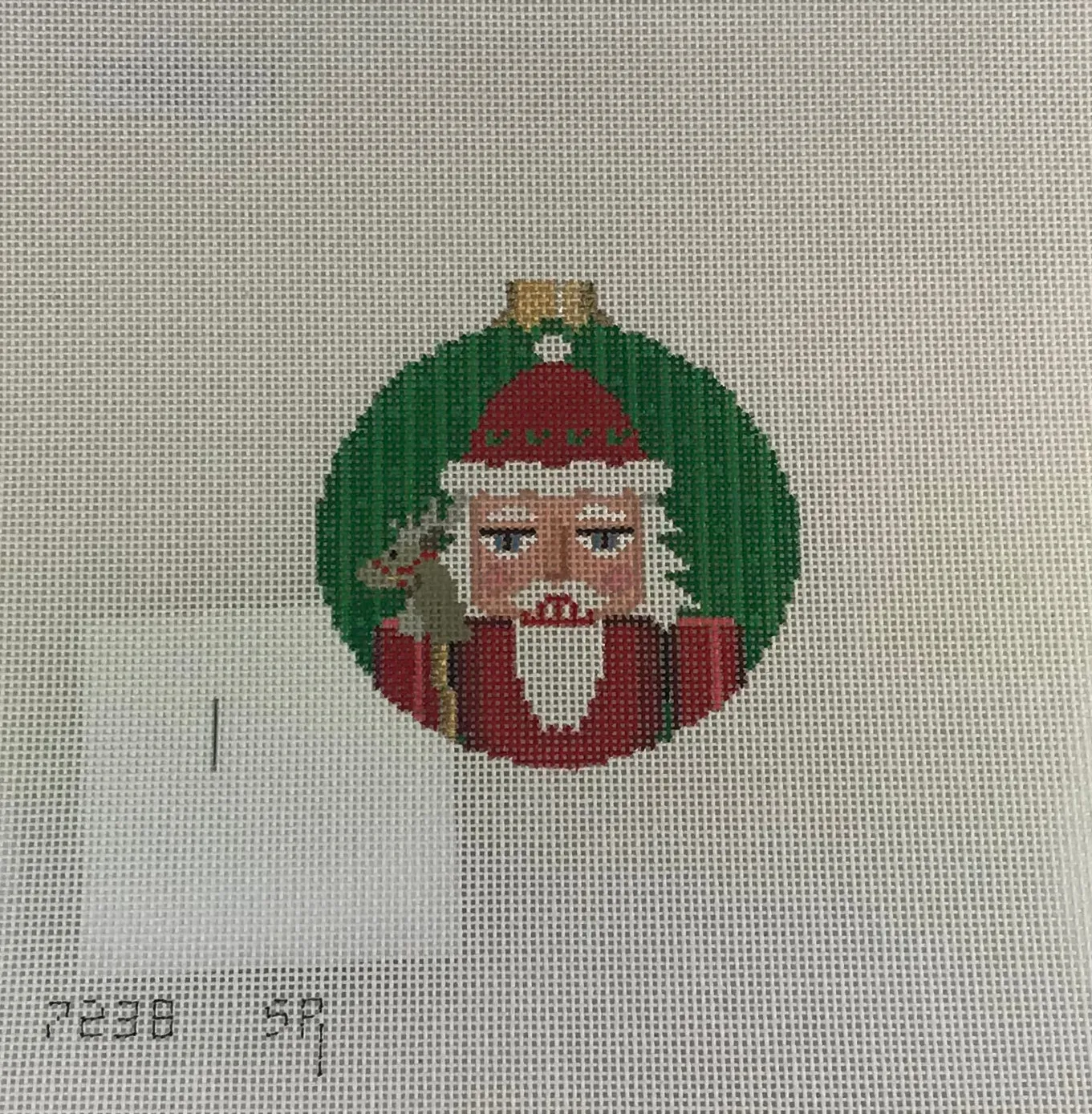 Susan Roberts Needlepoint Designs 7238 Santa Nutcracker