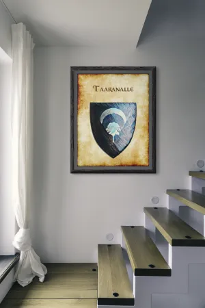 Taaranalle Heraldry of Greyhawk Anna Meyer Cartography Canvas Art Print