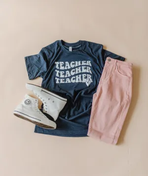 Teacher Stacked Tee