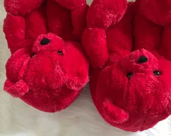 Teddy Bear Slippers
