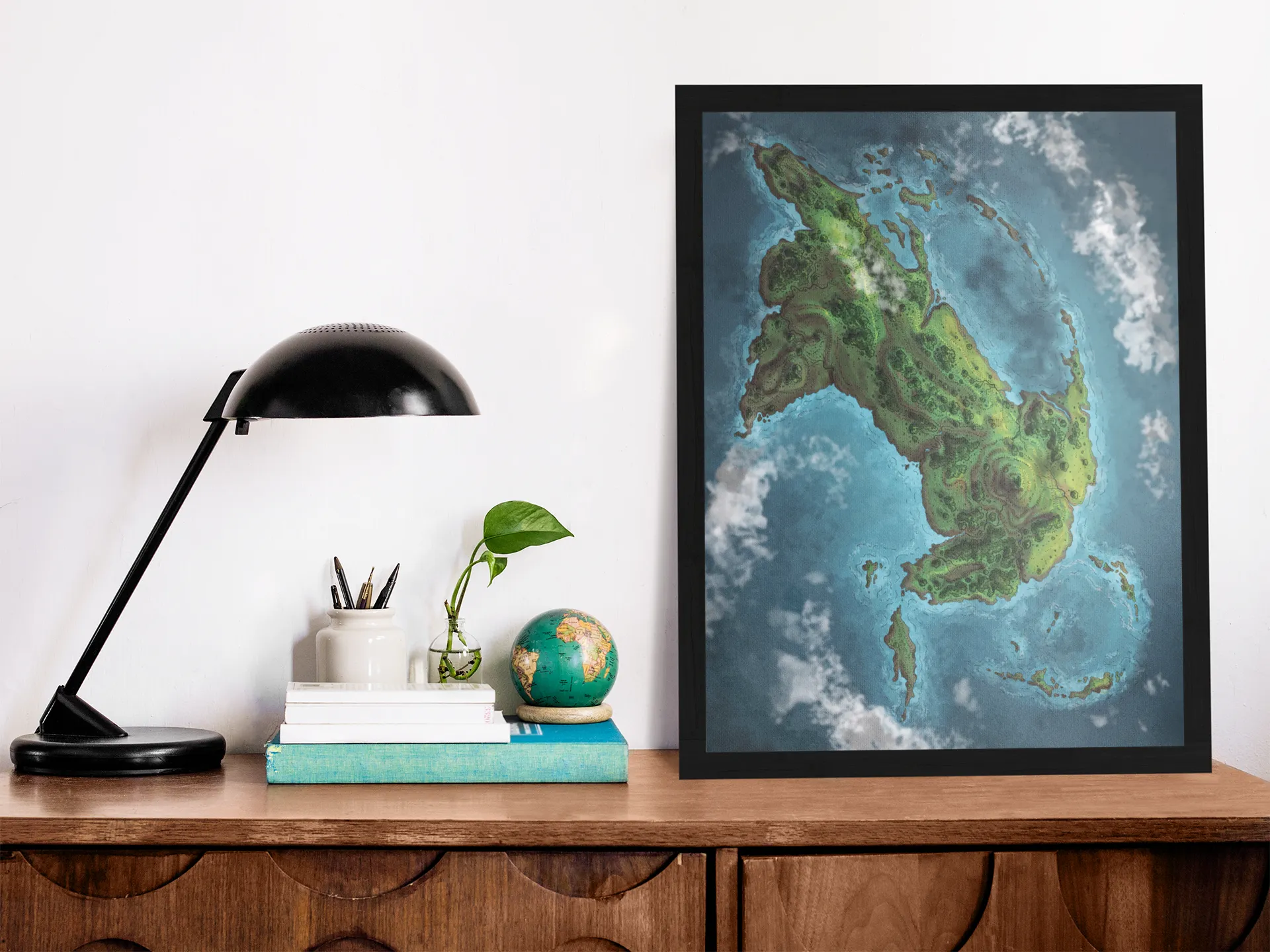 The Fallen God Island Map