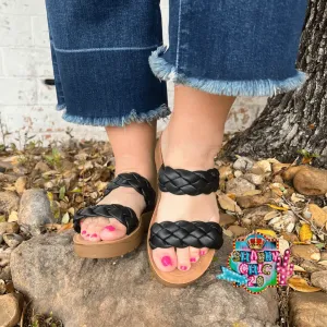 The Last Polaro Sandals - Black