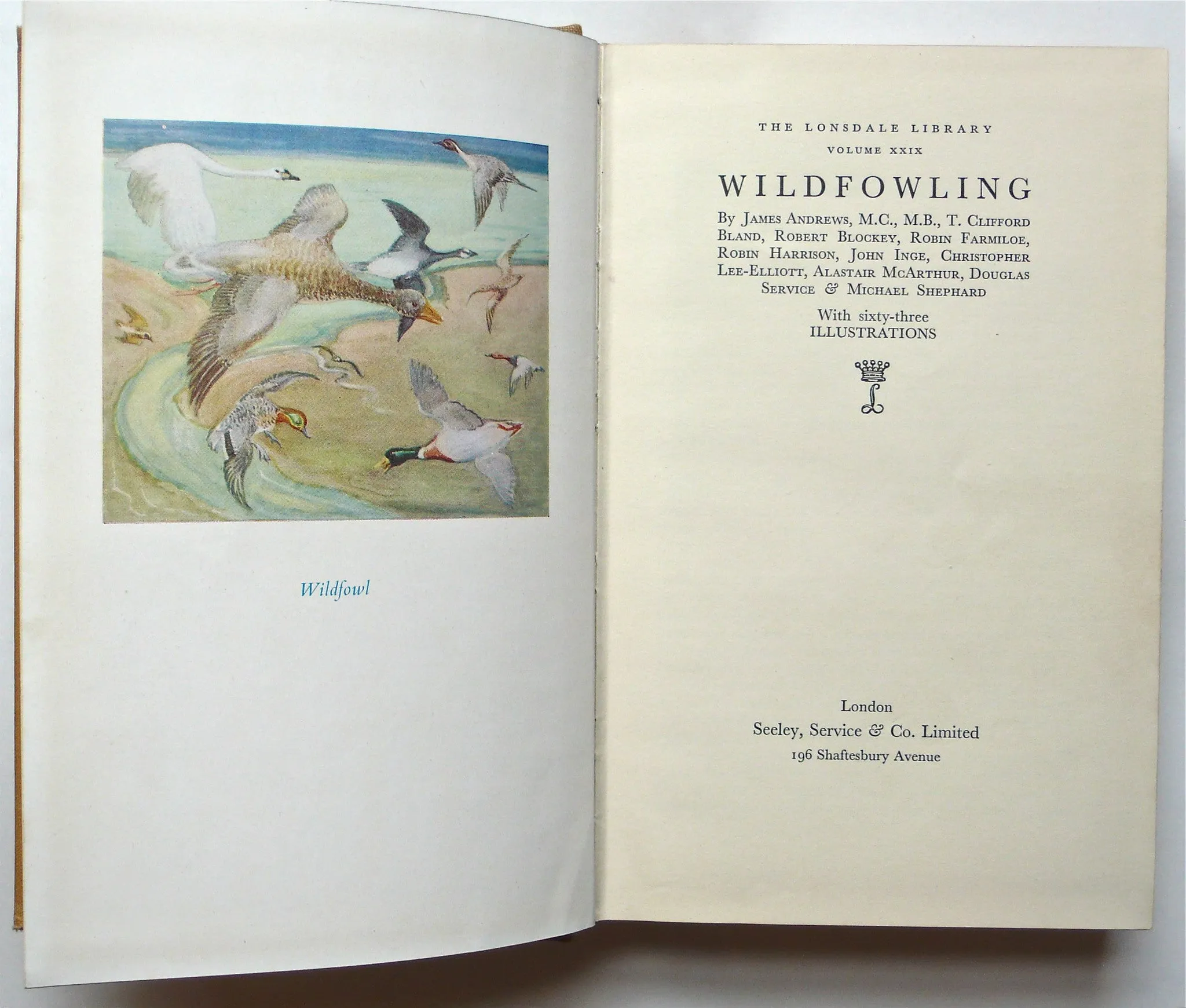 The Lonsdale Library : Wildfowling volume XXIX