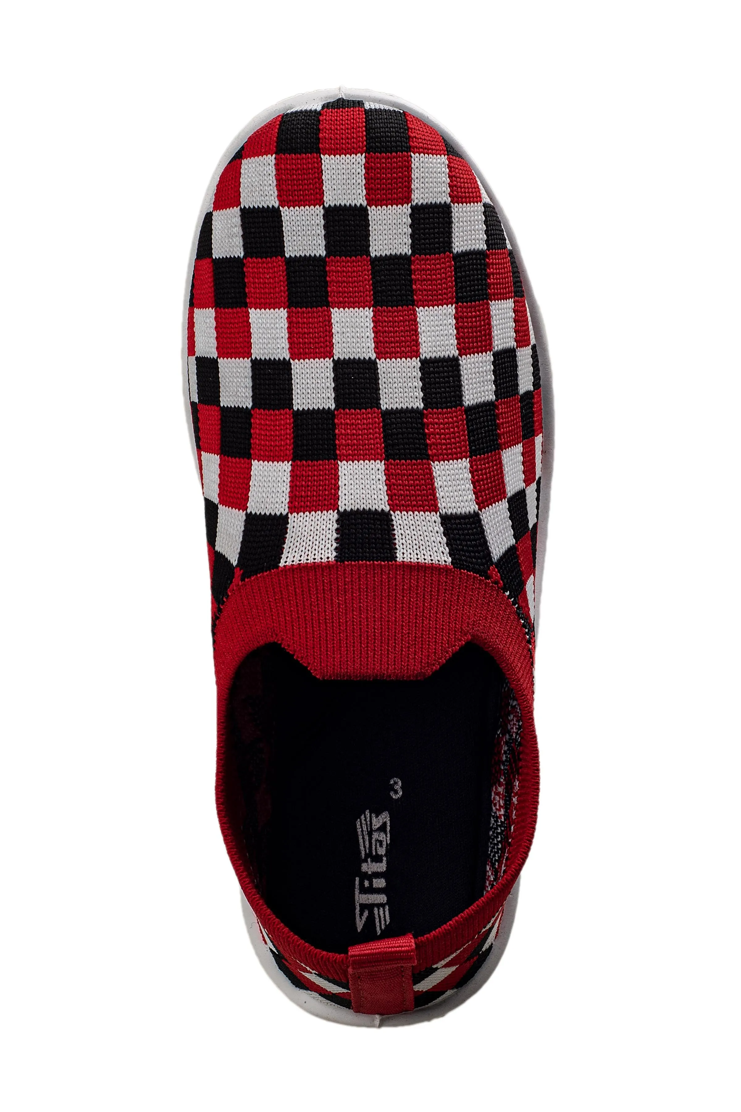 Titas Girls Red / White Canvas Shoe