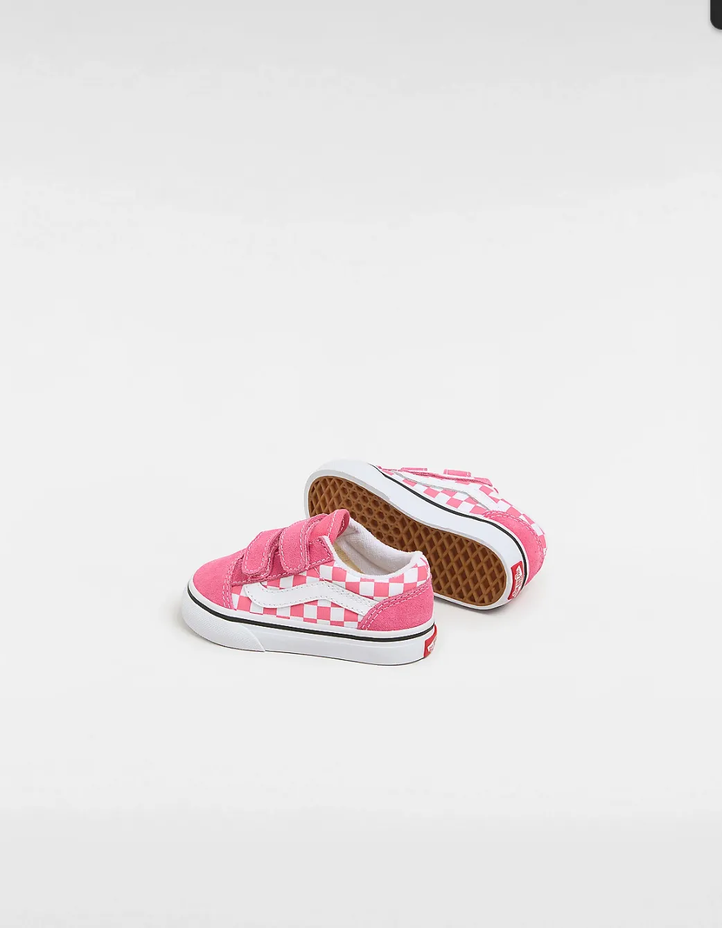 TODDLER OLD SKOOL V - COLOR THEORY CHECKERBOARD HONEYSUCKLE