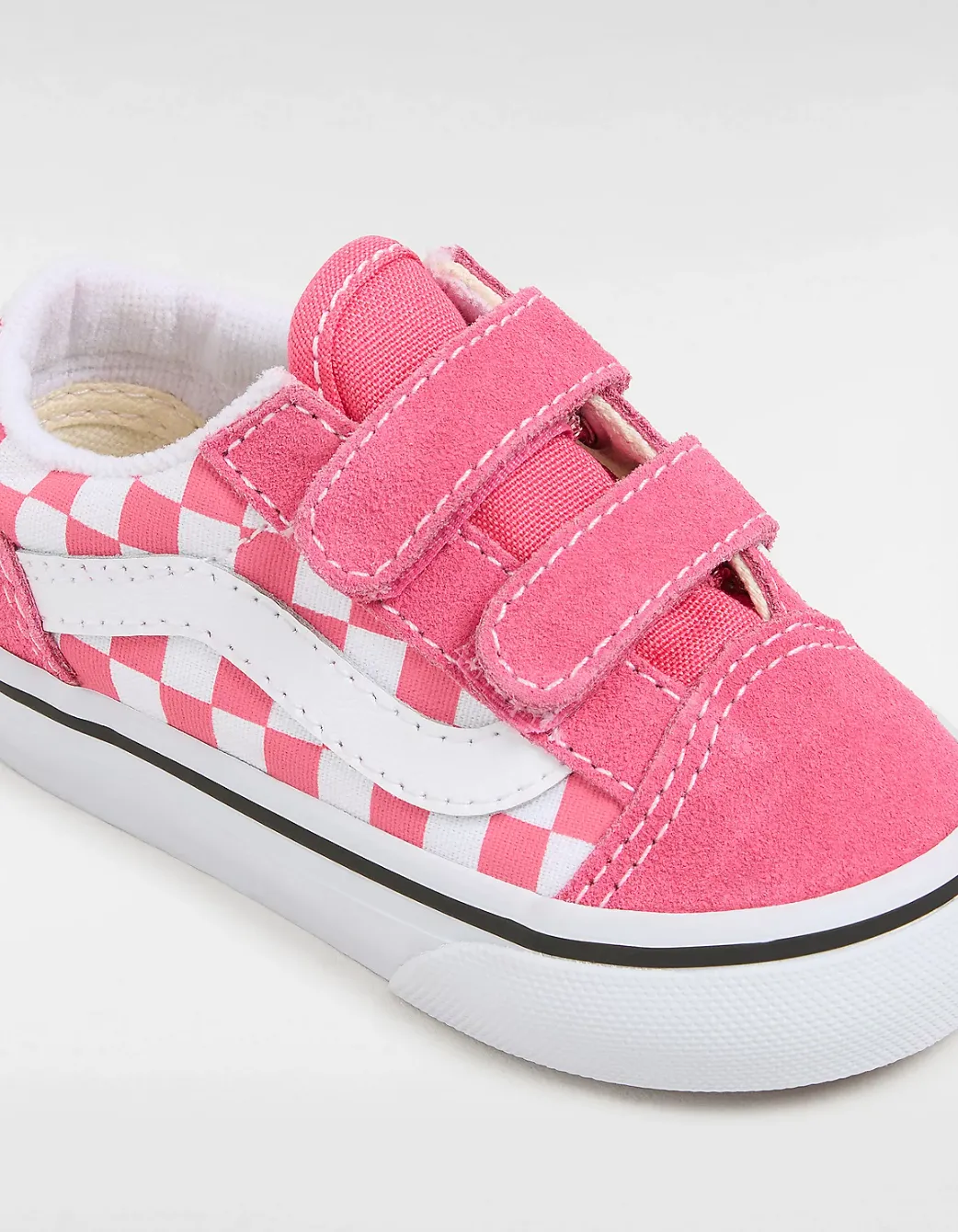TODDLER OLD SKOOL V - COLOR THEORY CHECKERBOARD HONEYSUCKLE