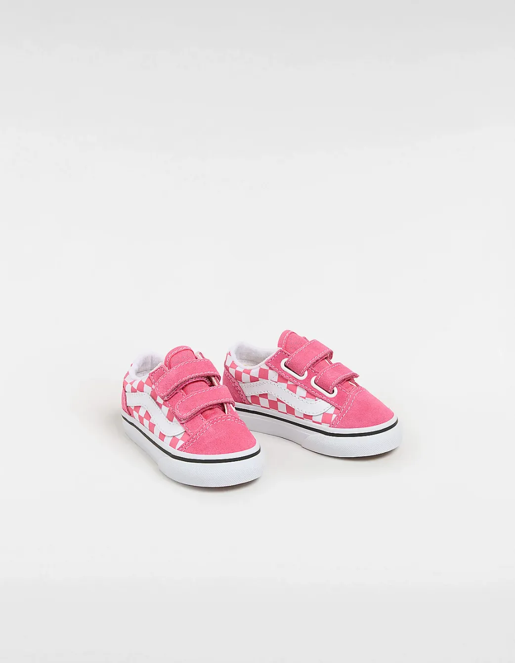 TODDLER OLD SKOOL V - COLOR THEORY CHECKERBOARD HONEYSUCKLE