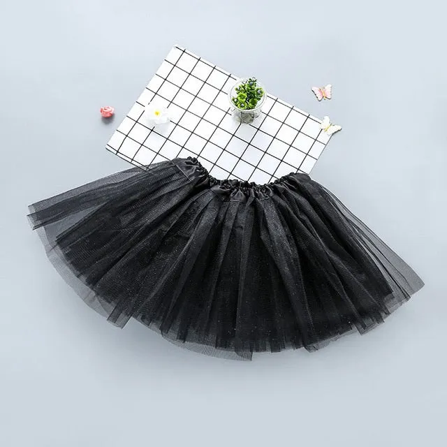 Tulle Skirt for Girl 2020 Fashion Tutu Solid Short Mini Skirs Baby Girl Clothing Pink Dancing Ballet Girl Clothes Pettiskirt Kid