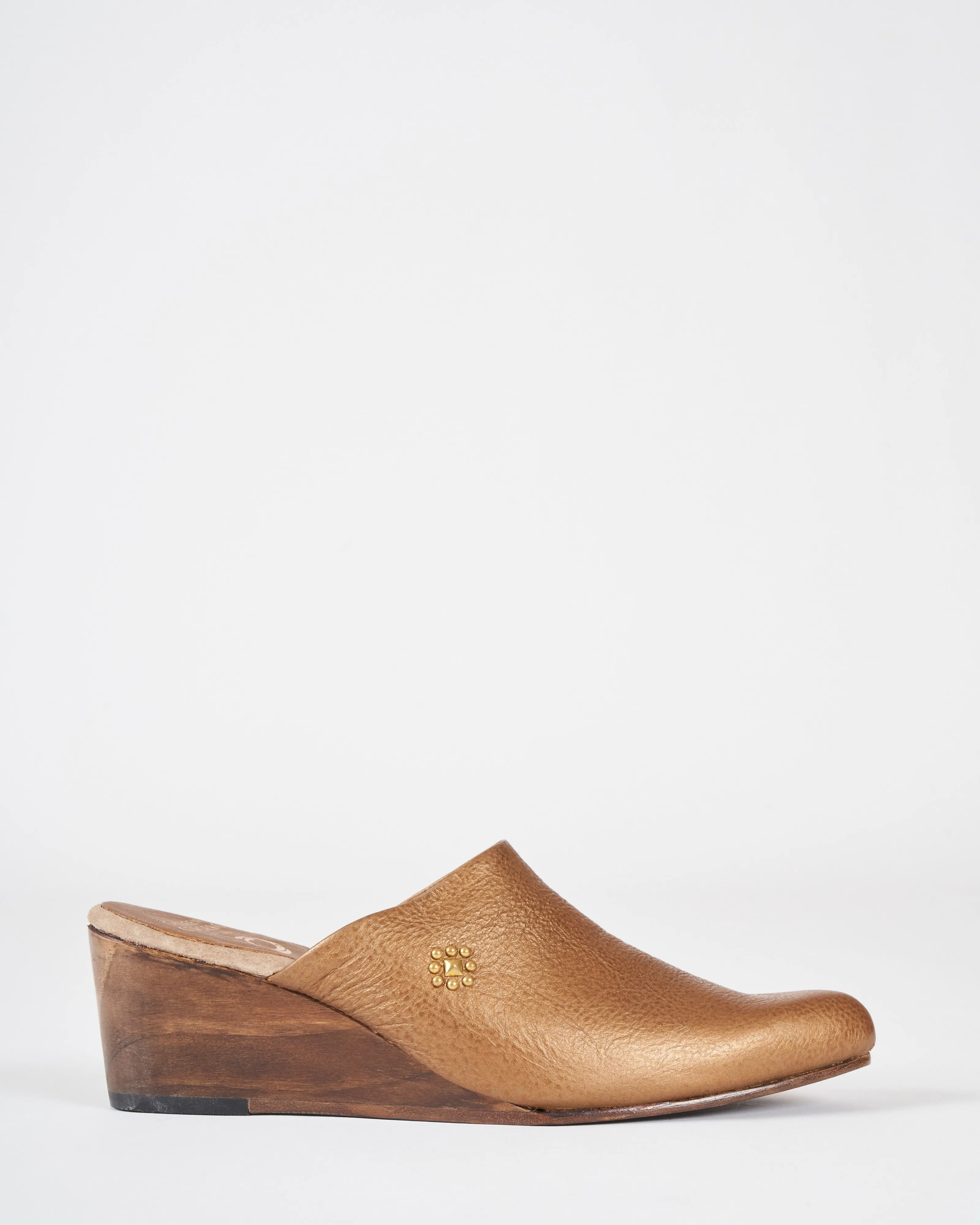 ulla mule - bronze nappa