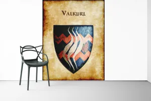 Valkurl Heraldry of Greyhawk Anna Meyer Cartography Canvas Art Print