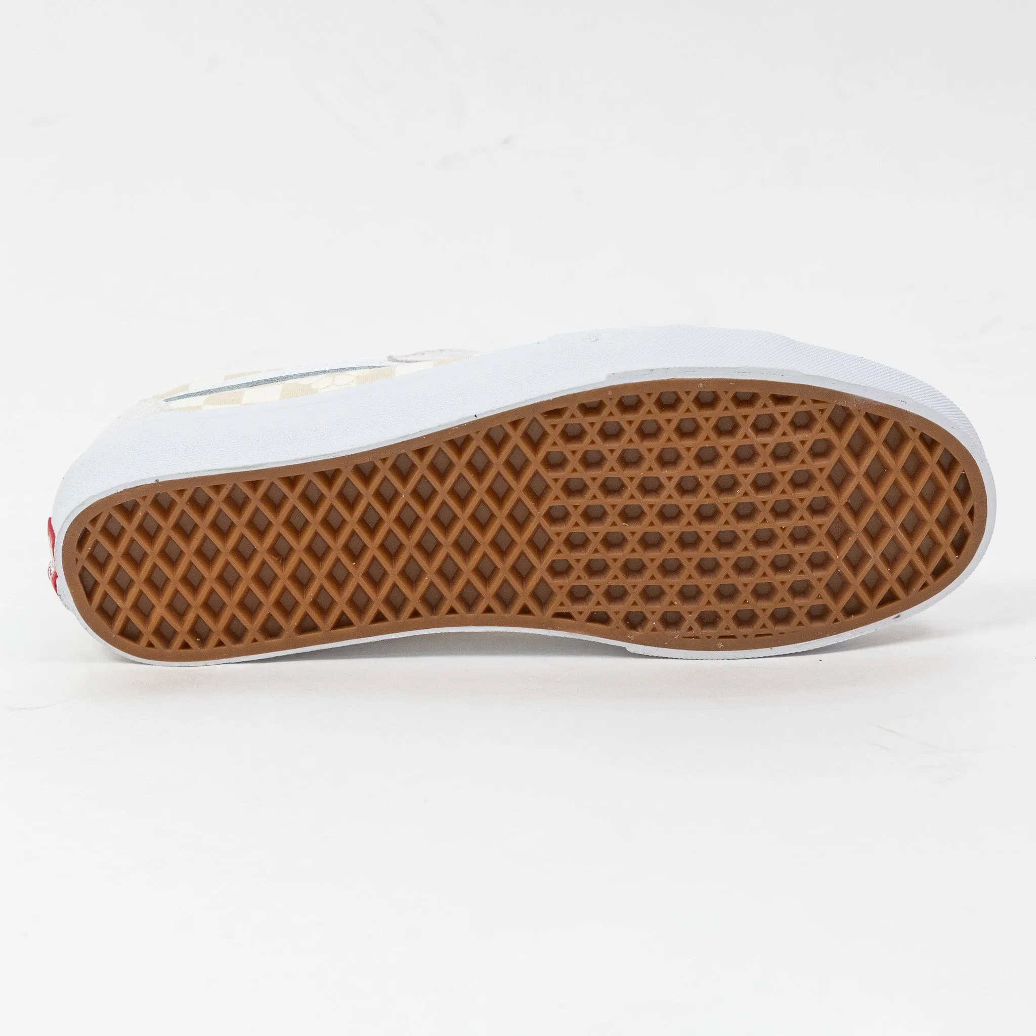 Vans Sk8-Low Floral Check Shoe - Marshmallow