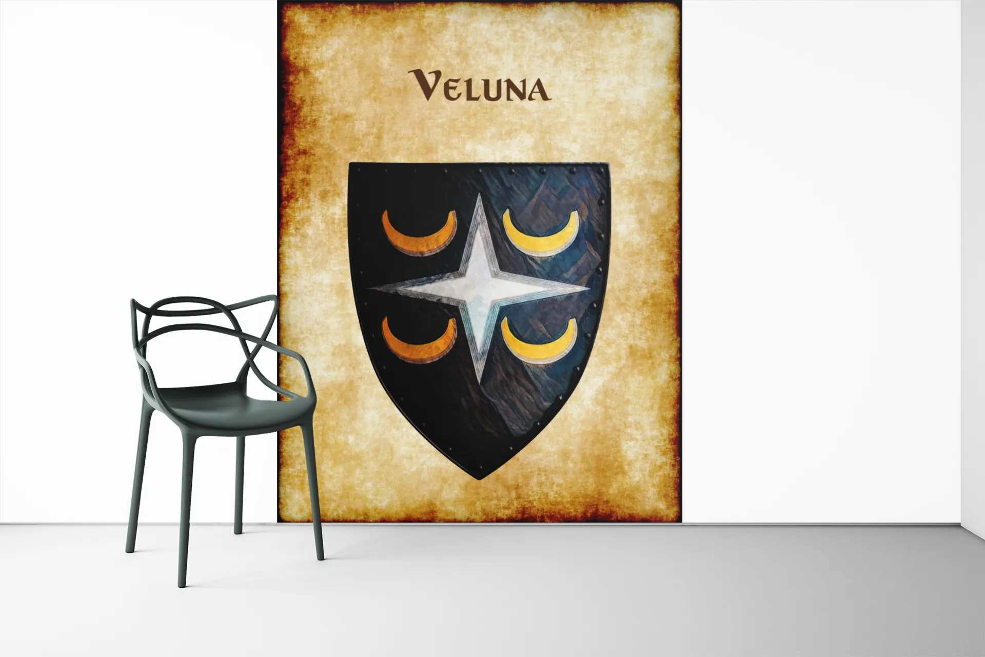 Veluna Heraldry of Greyhawk Anna Meyer Cartography Canvas Art Print