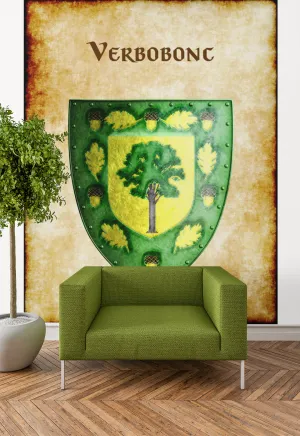 Verbobonc Heraldry of Greyhawk Anna Meyer Cartography Canvas Art Print
