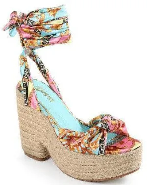 VERSACE PRINT WEDGE